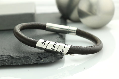Geburtstagsgeschenk für Ehemann - Geschenk für Mann - Jubiläum Mann - Jubiläum Armband für Männer - JAEE Design