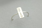 Personalisierter Bar Ring - Namensring  Bar - personalisierter Ring aus Sterlingsilber - JAEE Design