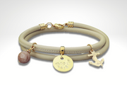 Damen Anker Armband - Anker Armband - personalisierte Anker Armband - Leder Anker Armband Damen - JAEE Namensschmuck
