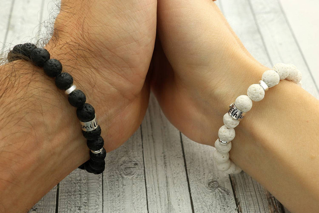 Dünne Elastische Armbänder Aus Schmucksteinen Produktbild-Vorschau 2