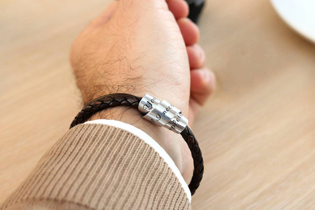 Partnerarmbänder - Armbänder für Paare - Liebesarmbänder - Individueller Schmuck für Mann Frau - JAEE Namensschmuck