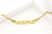 Geschenk für Mama - Mama Namenskette - Mutter Schmuck - Mama Halskette - JAEE Namensschmuck