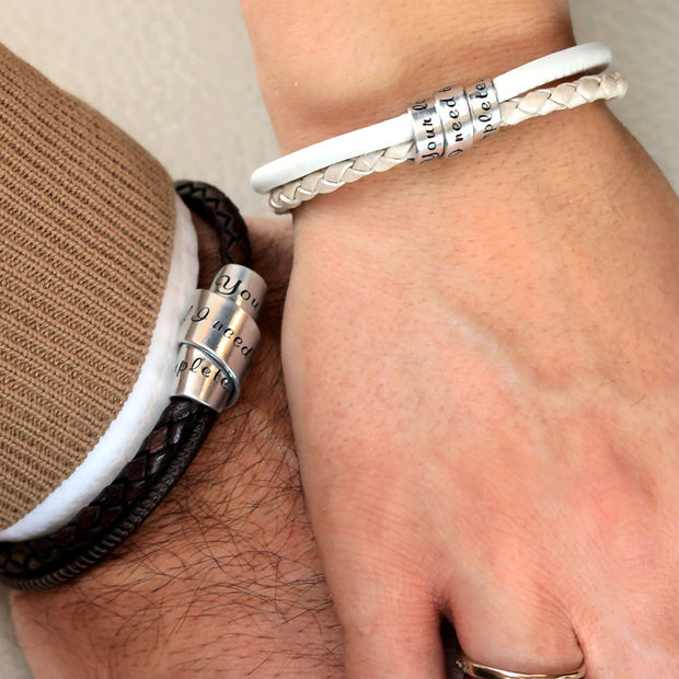 Armbandset aus Sterling Silber personalisiert  | JAEE - JAEE Namensschmuck