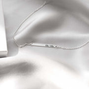 Damen Bar-Halskette | MEMOR | mit Wunschgravur