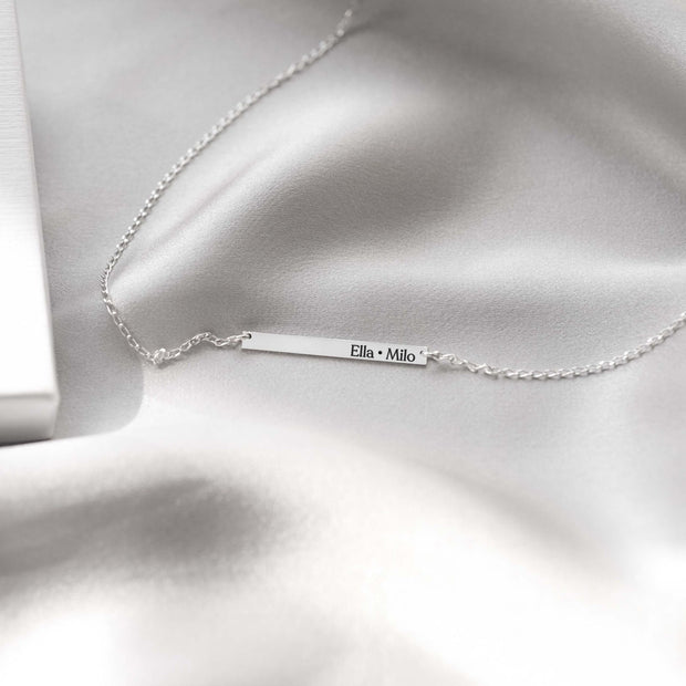 Damen Bar-Halskette | MEMOR | mit Wunschgravur