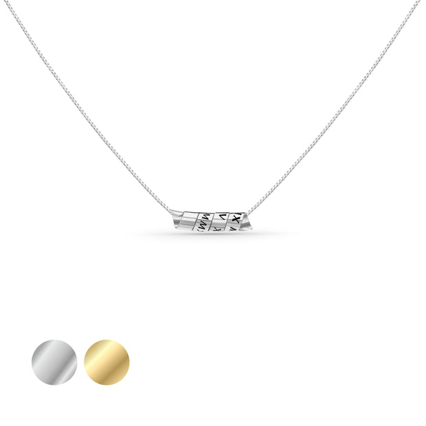 Filigrane Halskette | SUSURRUS | mit geheimer Botschaft