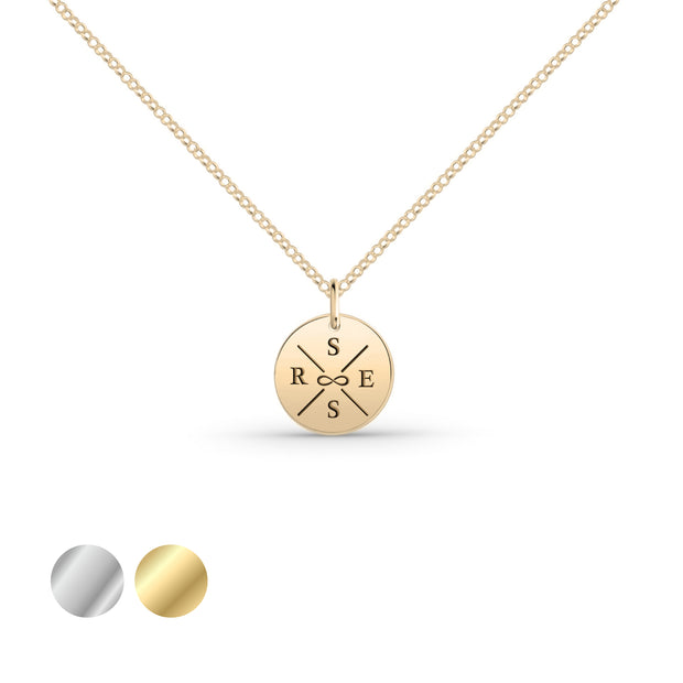 Damen Halskette | COMPAGES | mit bis zu 4 Initialen