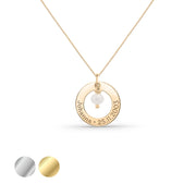 Perlen-Halskette | UNIO | mit persönlicher Gravur