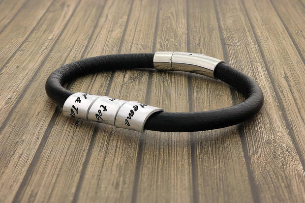 Herrenarmbänder - Personalisierte Armband für Männer - Armbänder mit Gravur - JAEE Namensschmuck