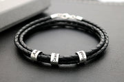Leder-Armband für Männer | DONUM | mit Namensgravur
