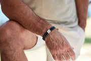 Herren-Lederarmband | FABULA | mit Namensgravur