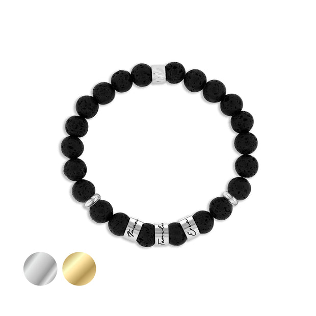 Lava Armband | FUNDAMENTUM | mit Namensgravur