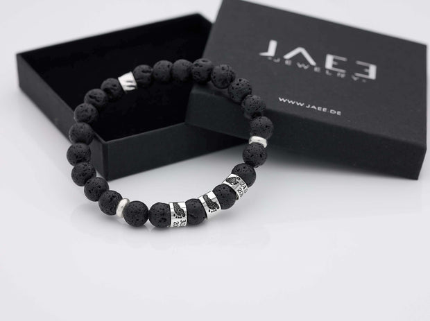 Vater Lava Armband | CREATIO | mit Baby-Fußabdruck