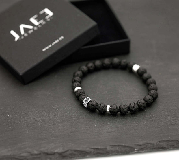 Vater Lava Armband | CREATIO | mit Baby-Fußabdruck
