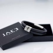 Nappaleder Armband | CONEXUS | mit Fingerabdruck