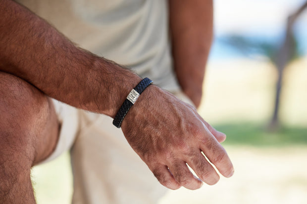 Lederarmband für Männer | LEGATUM | mit Namensgravur