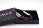 Herren Lederarmband | PROFESSIO | mit Bekenntnis-Gravur
