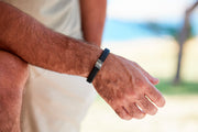 Lederarmband | FOEDUS | mit Fingerabdruck-Gravur