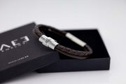 Herren Lederarmband | PROFESSIO | mit Bekenntnis-Gravur