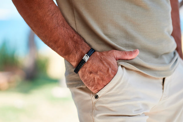 Vater Armband | CURSUS | mit Kinder-Fußabdrücken