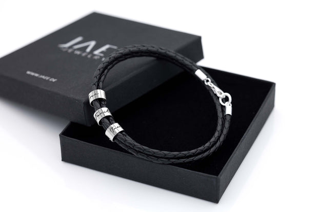 Leder-Armband für Männer | DONUM | mit Namensgravur