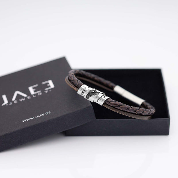 Vater Armband | DOMUS | mit Kinder-Fußabdrücken