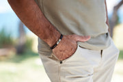 Vater Armband | DOMUS | mit Kinder-Fußabdrücken