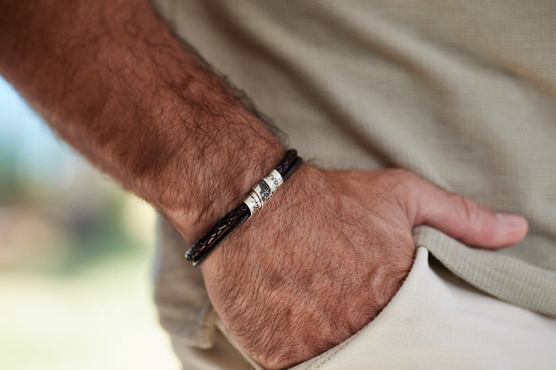 Vater Armband | DOMUS | mit Kinder-Fußabdrücken