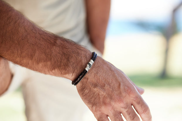 Vater Armband | DOMUS | mit Kinder-Fußabdrücken