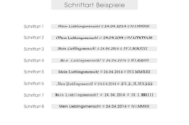 Personalisierte Kragenstäbchen Kragenstege - JAEE Namensschmuck