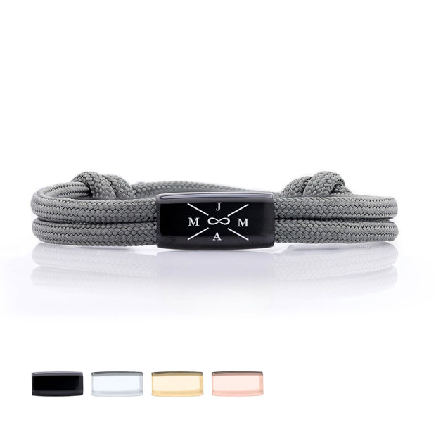 Surfer Armband für sie & ihn | mit persönlicher Wunschgravur - JAEE Namensschmuck