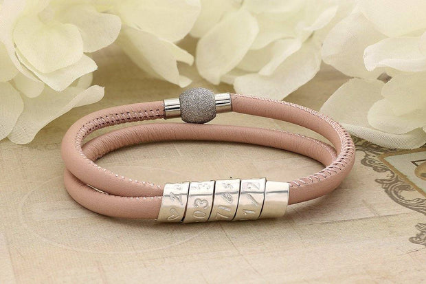 Leder Armband für Damen - Benutzerdefinierte Armband Frauen - Frauen Armband - Lederarmband - JAEE Namensschmuck