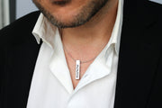 Namenskette für Männer - Barren Gravur - Personalisierte Barrenkette - Barrenkette für Männer - JAEE Design