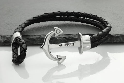 Personalisiertes Anker Armband - Anker Armband - Anker Armband Gravur - JAEE Namensschmuck