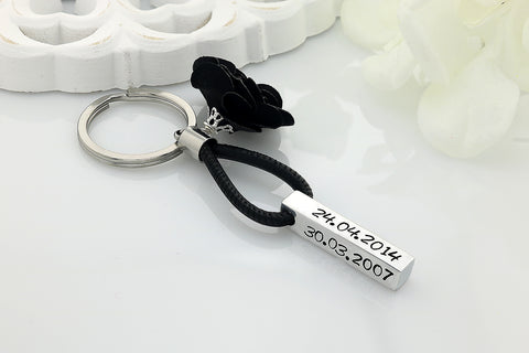 Damen Schlüsselanhänger - Leder schluesselanhaenger - Schlüsselanhänger mit Gravur - JAEE Design