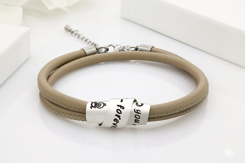 Leder Wickelarmband - Wickelarmband für Frauen - Armband für Frauen - JAEE Design