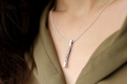 Barren Halskette für Frauen - Personalisierte Barren Halskette - Damen Barren Halskette - JAEE Namensschmuck