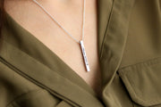 Barren Halskette für Frauen - Personalisierte Barren Halskette - Damen Barren Halskette - JAEE Namensschmuck