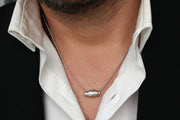 Personalisierte Silber Halskette - Halskette für Männer - personalisierte Namenskette- Namenskette - JAEE Design