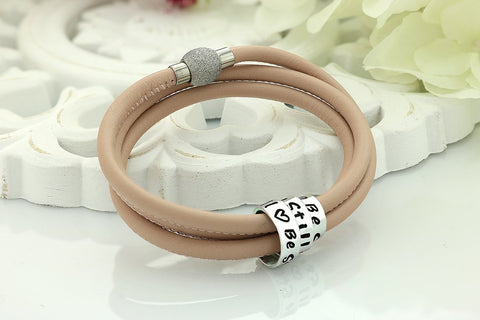 Armbänder für Frauen - Damen Lederarmbänder - Leder personalisierte Armbänder - JAEE Design