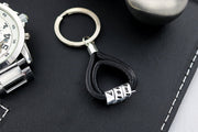 Leder Schlüsselanhänger mit Gravur - Schlüsselanhänger aus Leder - Schlüsselanhänger schwarz - JAEE Design
