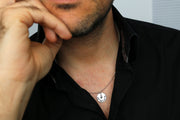 Personalisierte Halskette - Männer Koordinaten Halskette - Personalisierte Namenskette - Halskette - JAEE Design