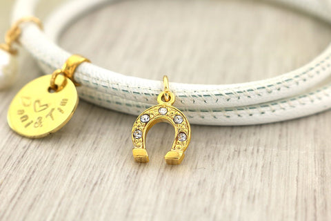 Gold Lederarmband-personalisierte Leder Wickelarmband-Leder Gold Armband-personalisierte Goldarmband - JAEE Design